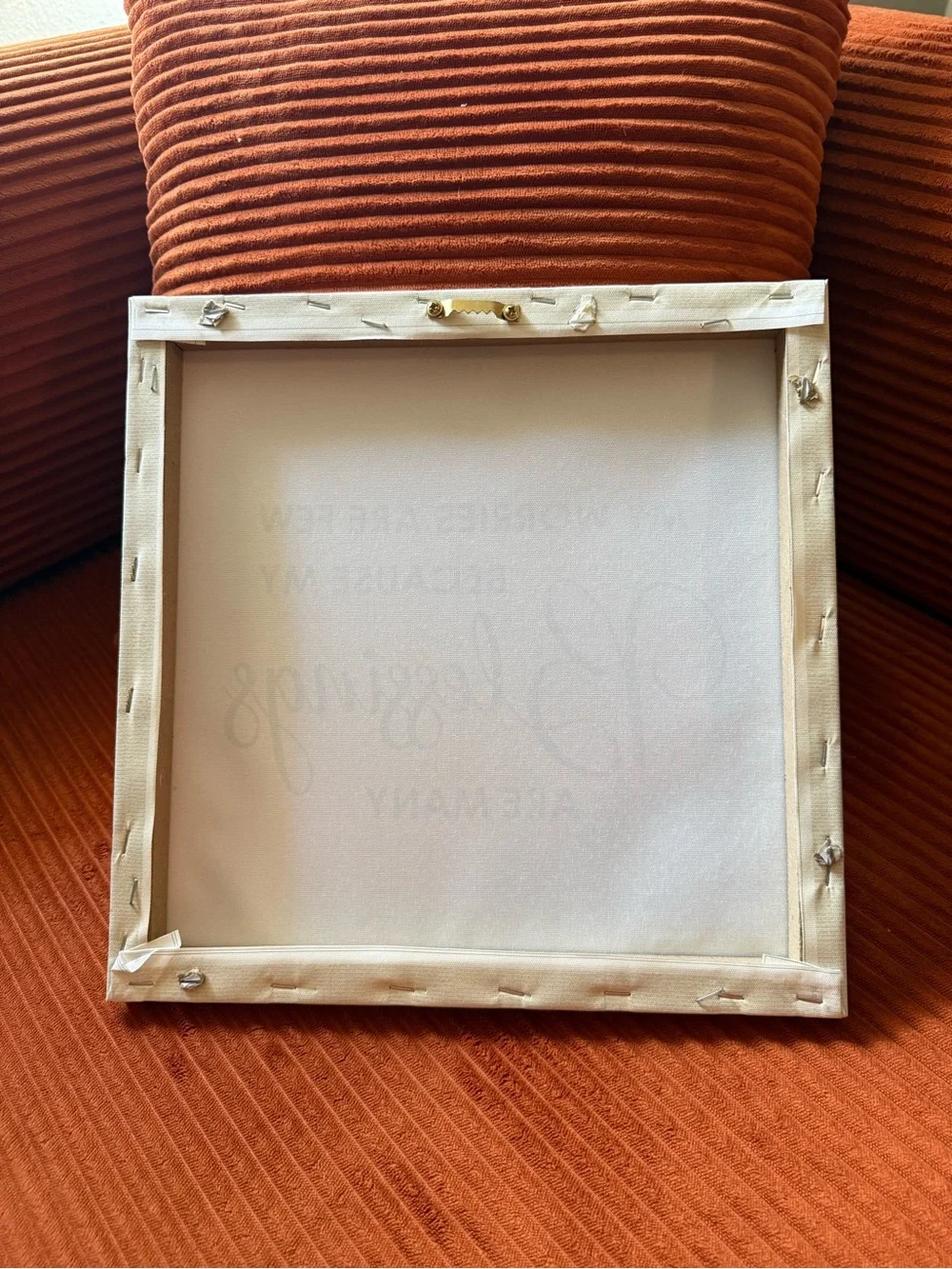 Source Unknown Beige and Black 'Blessings Are Many' Wall Plaque